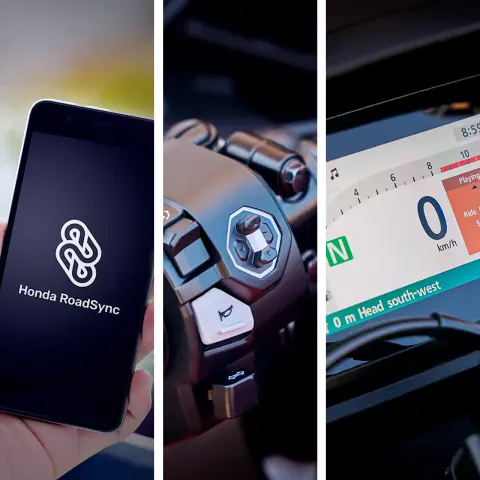 Conectividad para teléfono inteligente con Honda RoadSync en la CBR650R